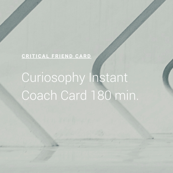 Curiosophy Instant Coach Card