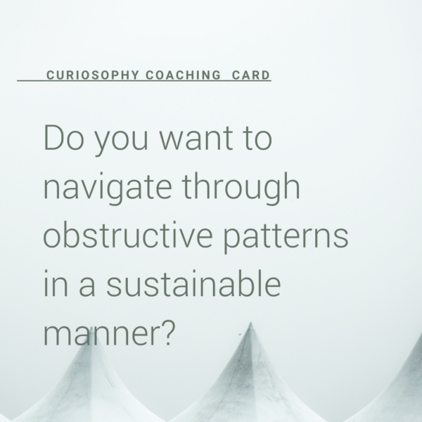 Do you want to navigate through obstructive patterns in a sustainable manner?